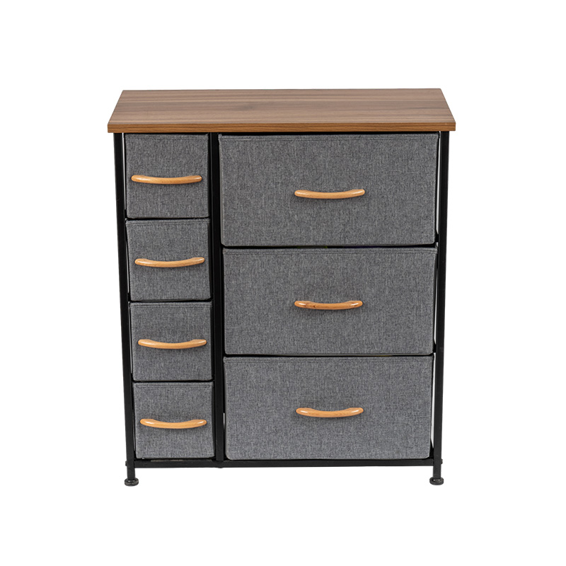 7-drawer byrå lagringstorn skåp