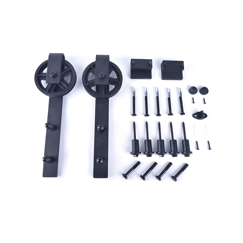 Toppmonterade Spoke Wheel Barn Door Slides